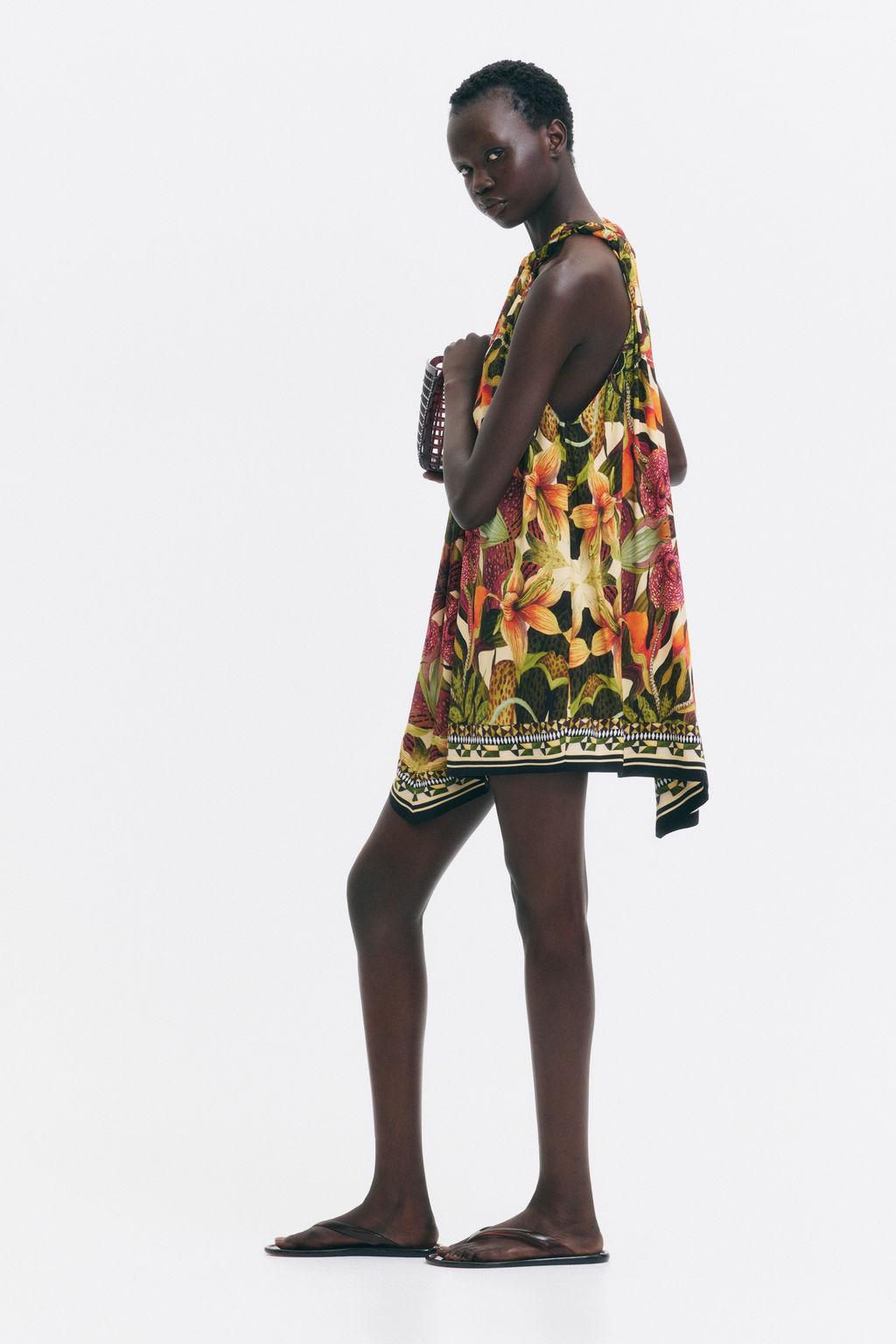 Vestido pa?uelo estampado - H&m фото 5