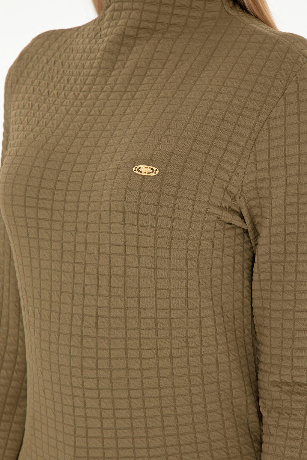 Женский свитшот цвета хаки Неожиданная скидка в корзине - U.s. polo assn фото 7