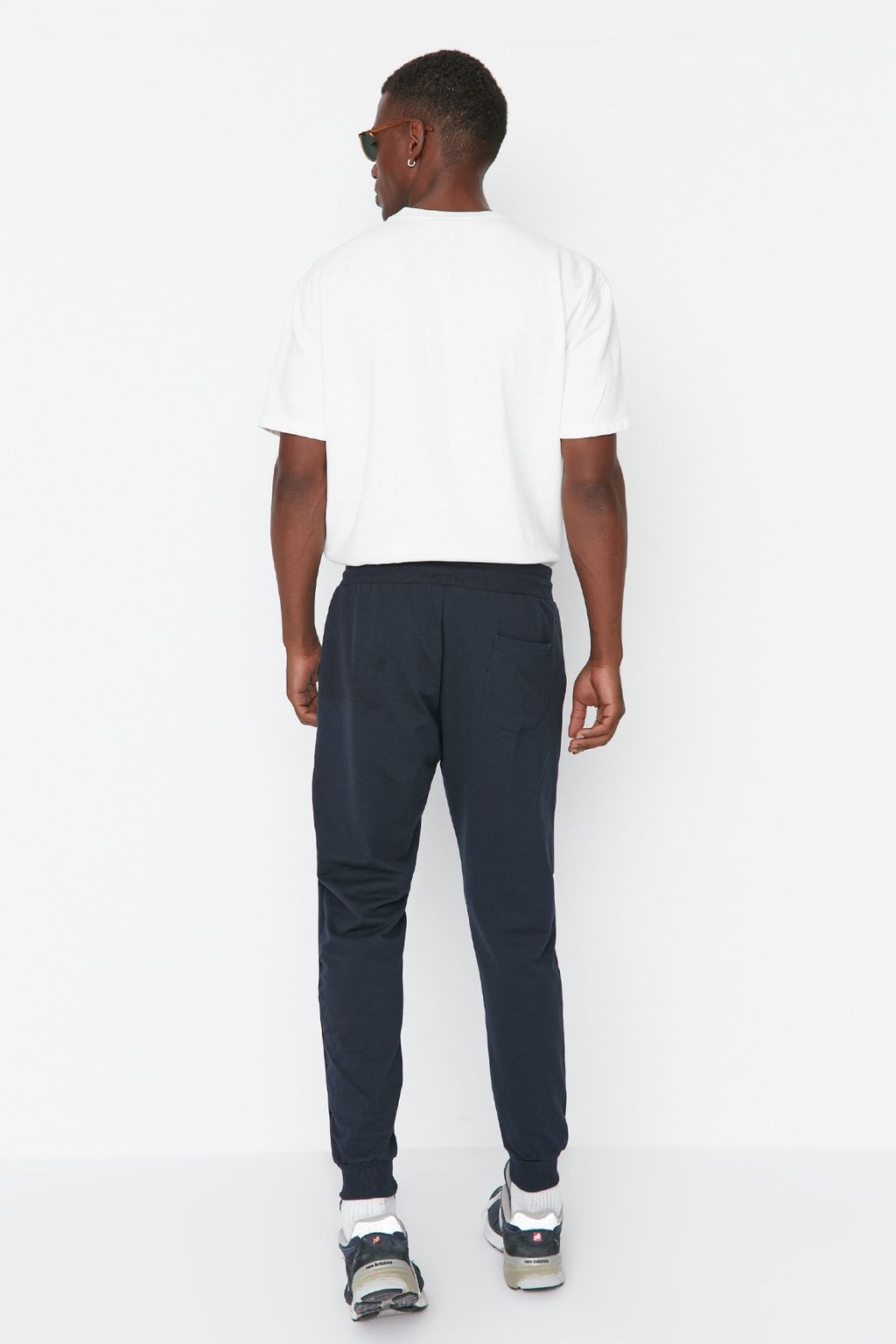 Lacivert Basic Regular/Normal Kesim Lastik Paca Jogger Esofman Alt? TMNSS20EA0053