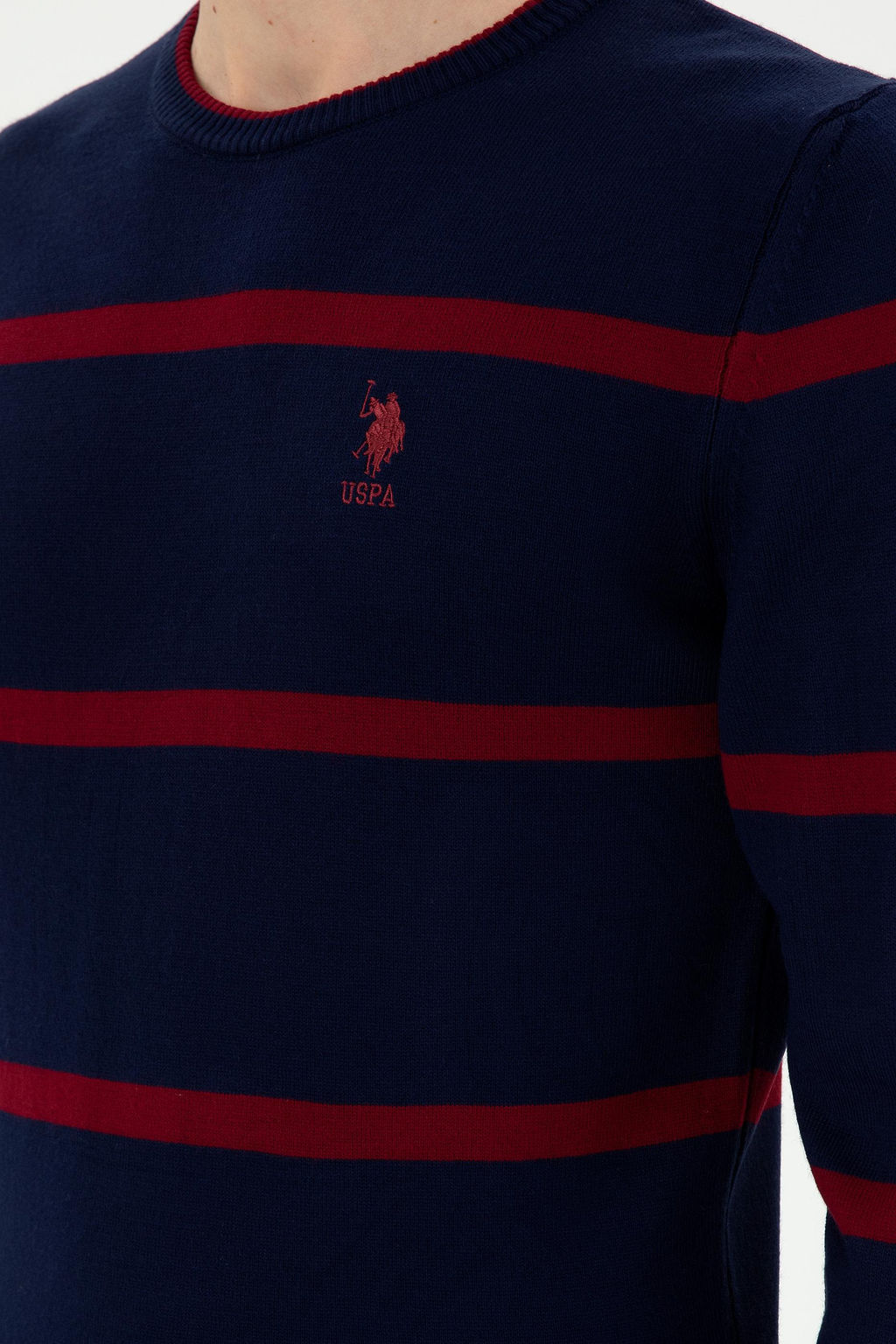 Мужской темно-синий свитер Неожиданная скидка в корзине - U.s. polo assn фото 7