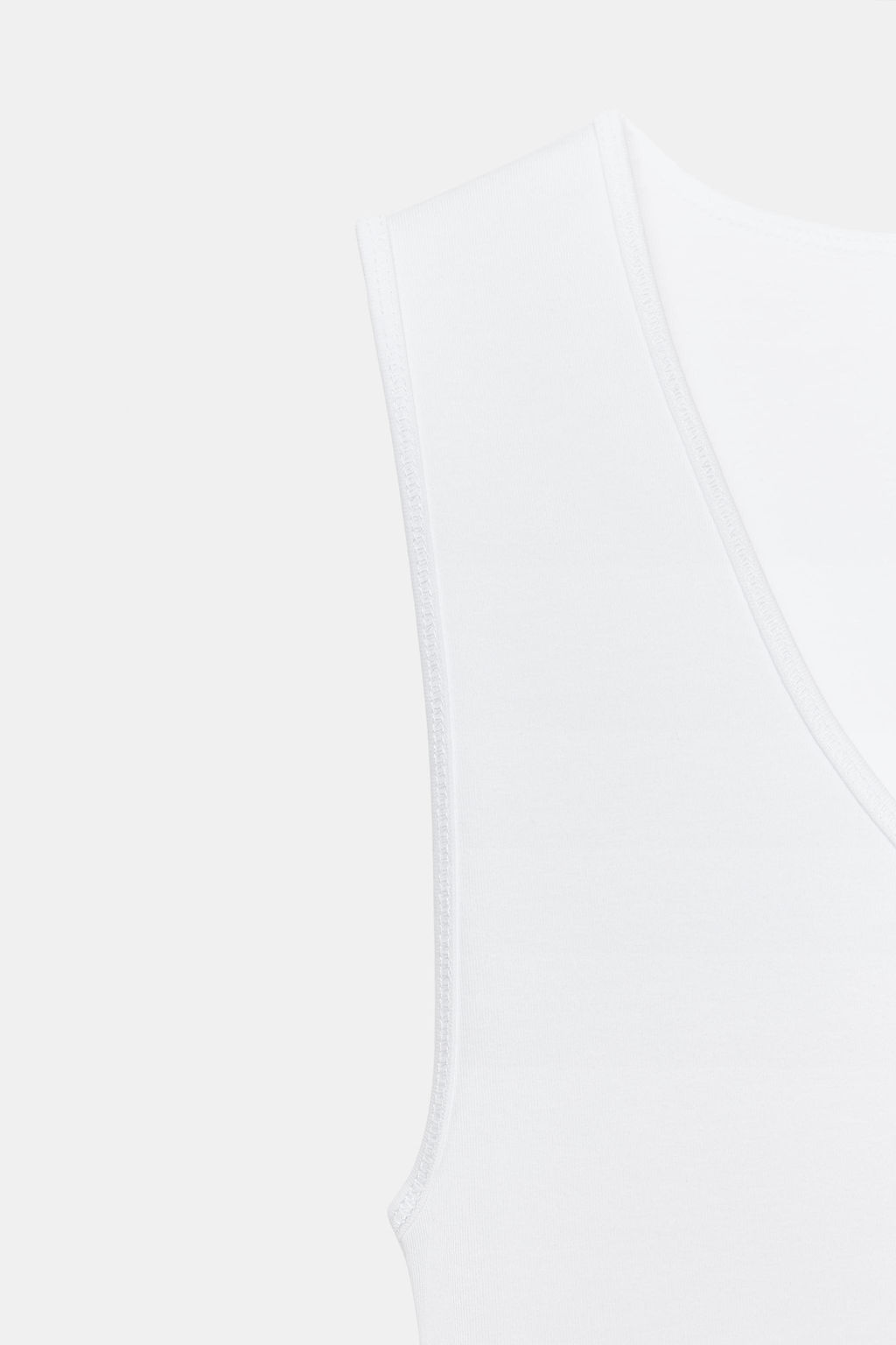 CAMISETA MANGA SISA / Blanco - Zara фото 6