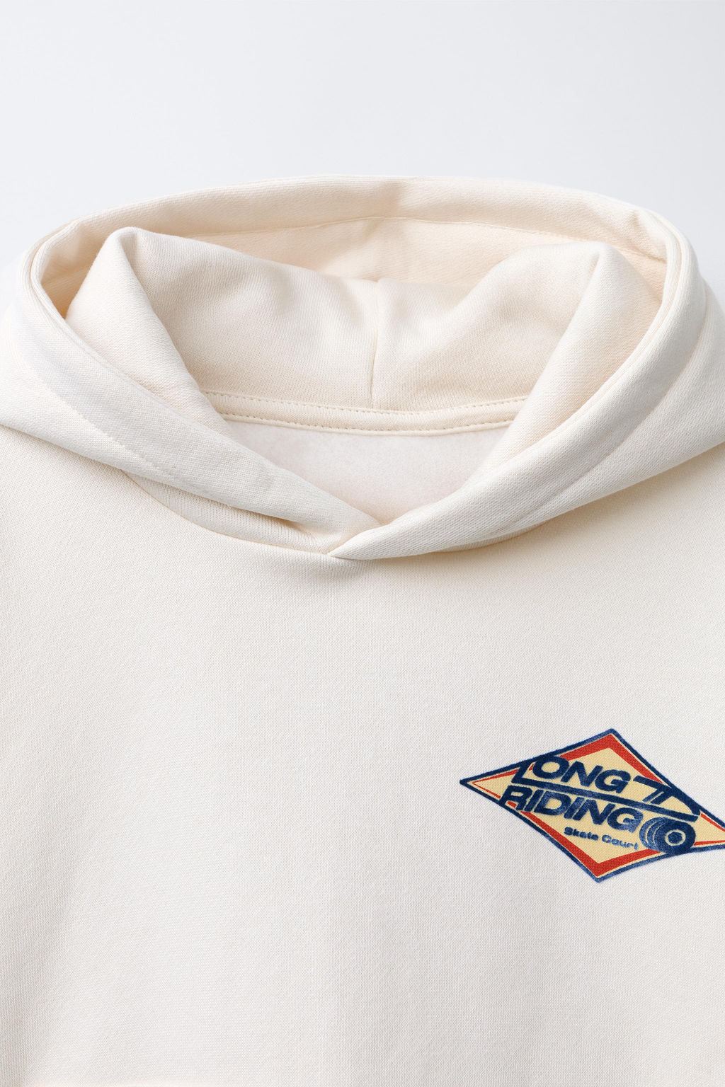 FLOCK SLOGAN PRINT HOODIE - Zara фото 3