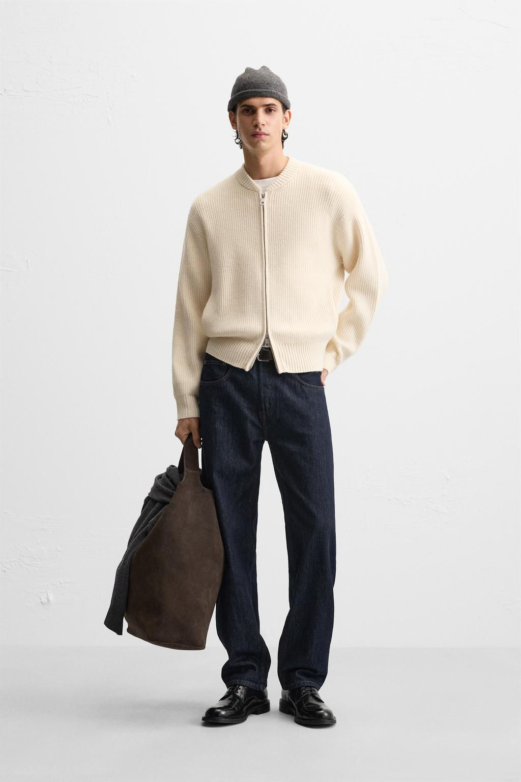 ZIP-UP KNIT JACKET - Zara фото 10