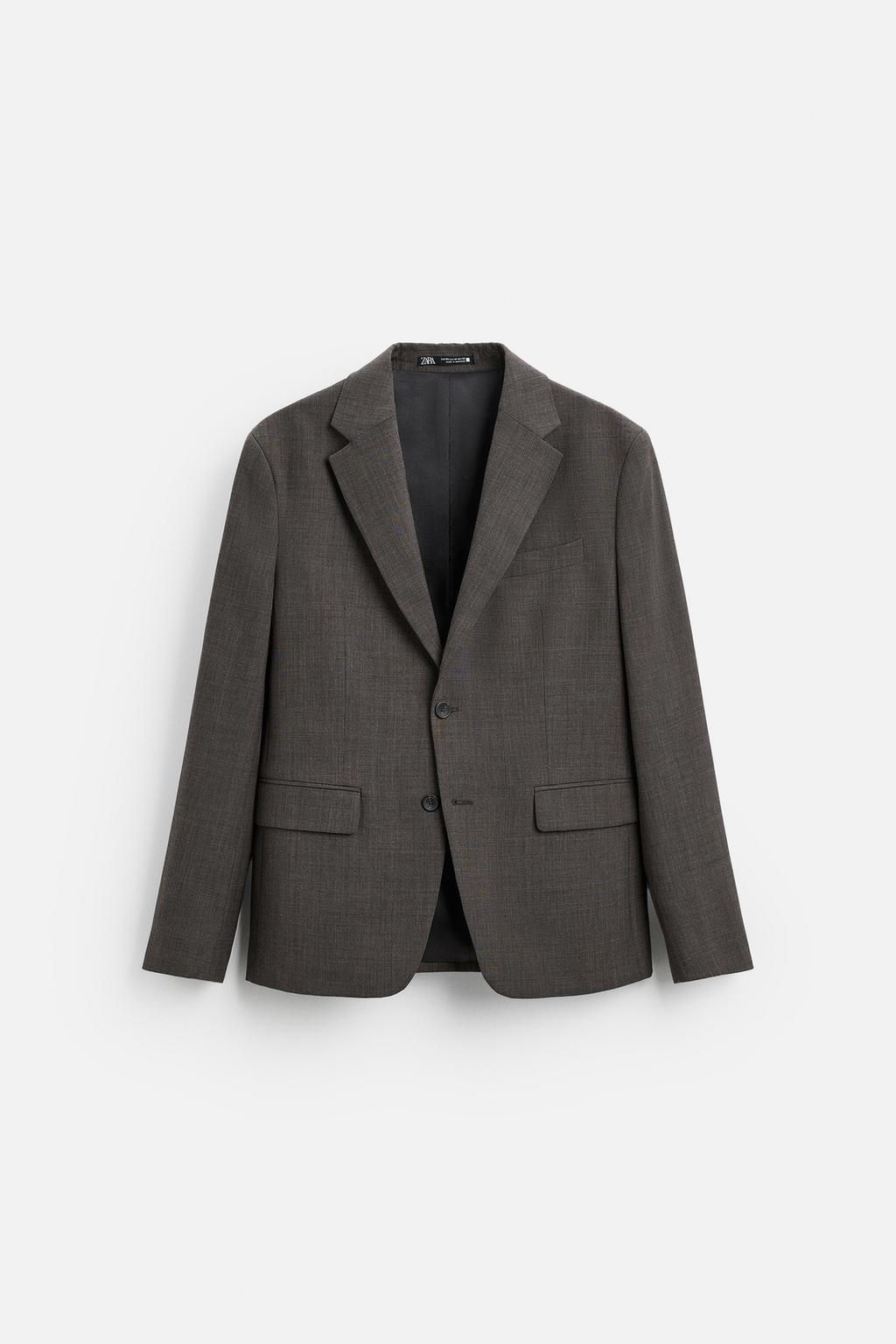 CHECKED SUIT BLAZER - Zara фото 7