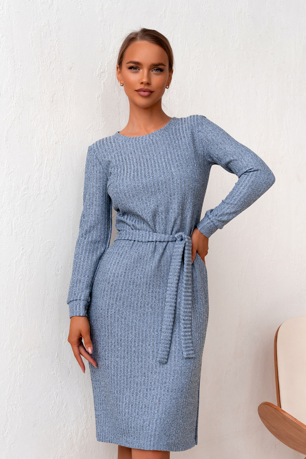 Платье Open Style 5168 металлик