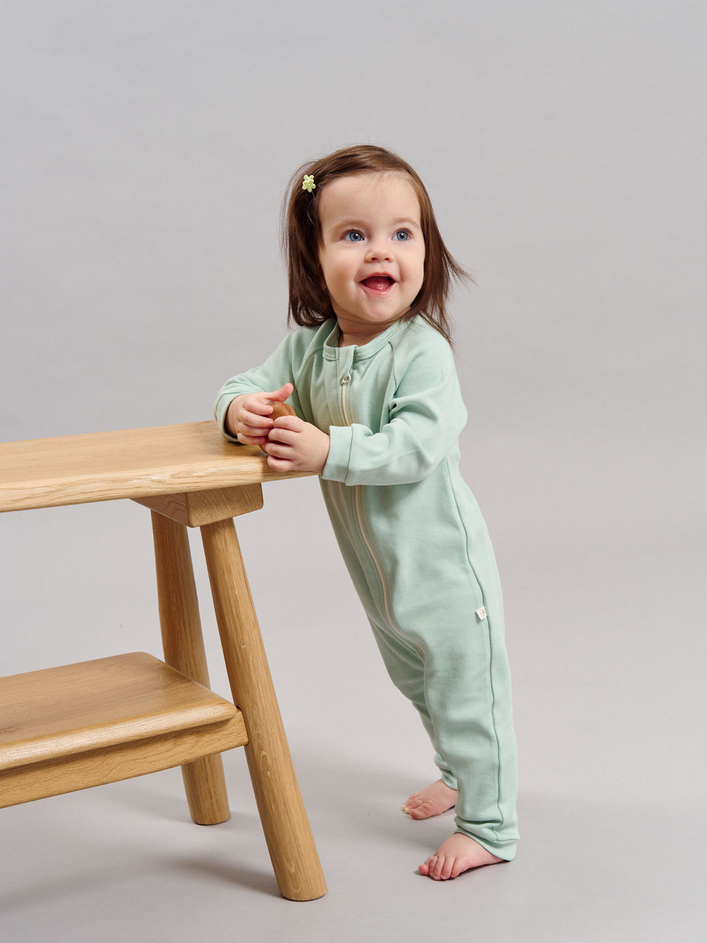 Слип на молнии Шалфей 0+ - Bungly фото 2