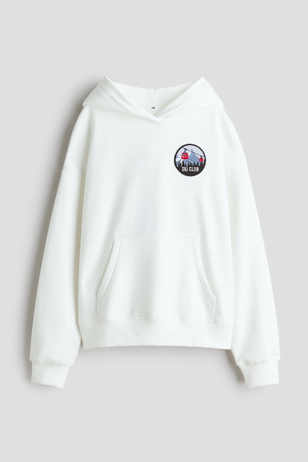Sudadera oversize con capucha y motivo - H&m фото 5