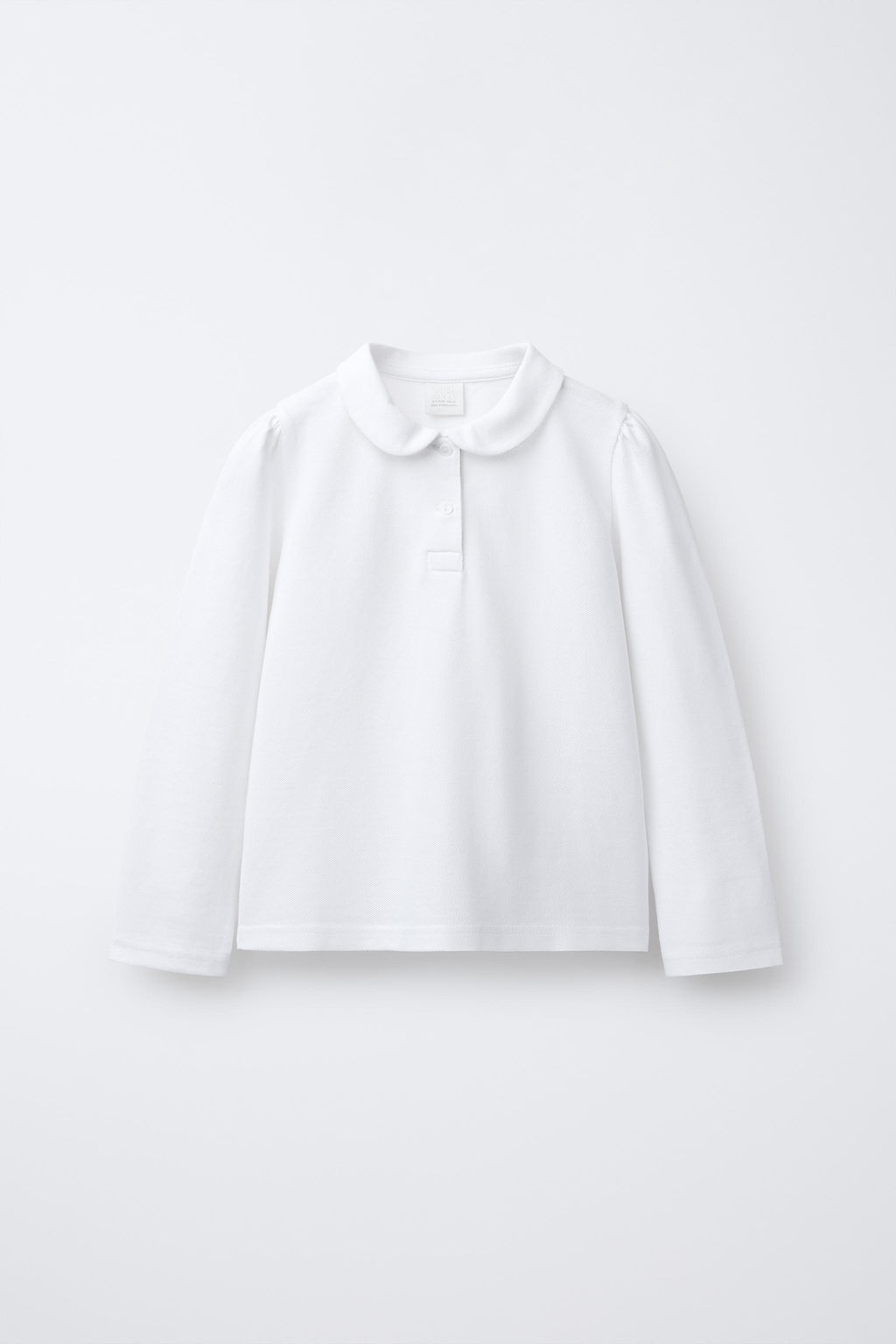 PIQU_ POLO SHIRT WITH PETER PAN COLLAR
