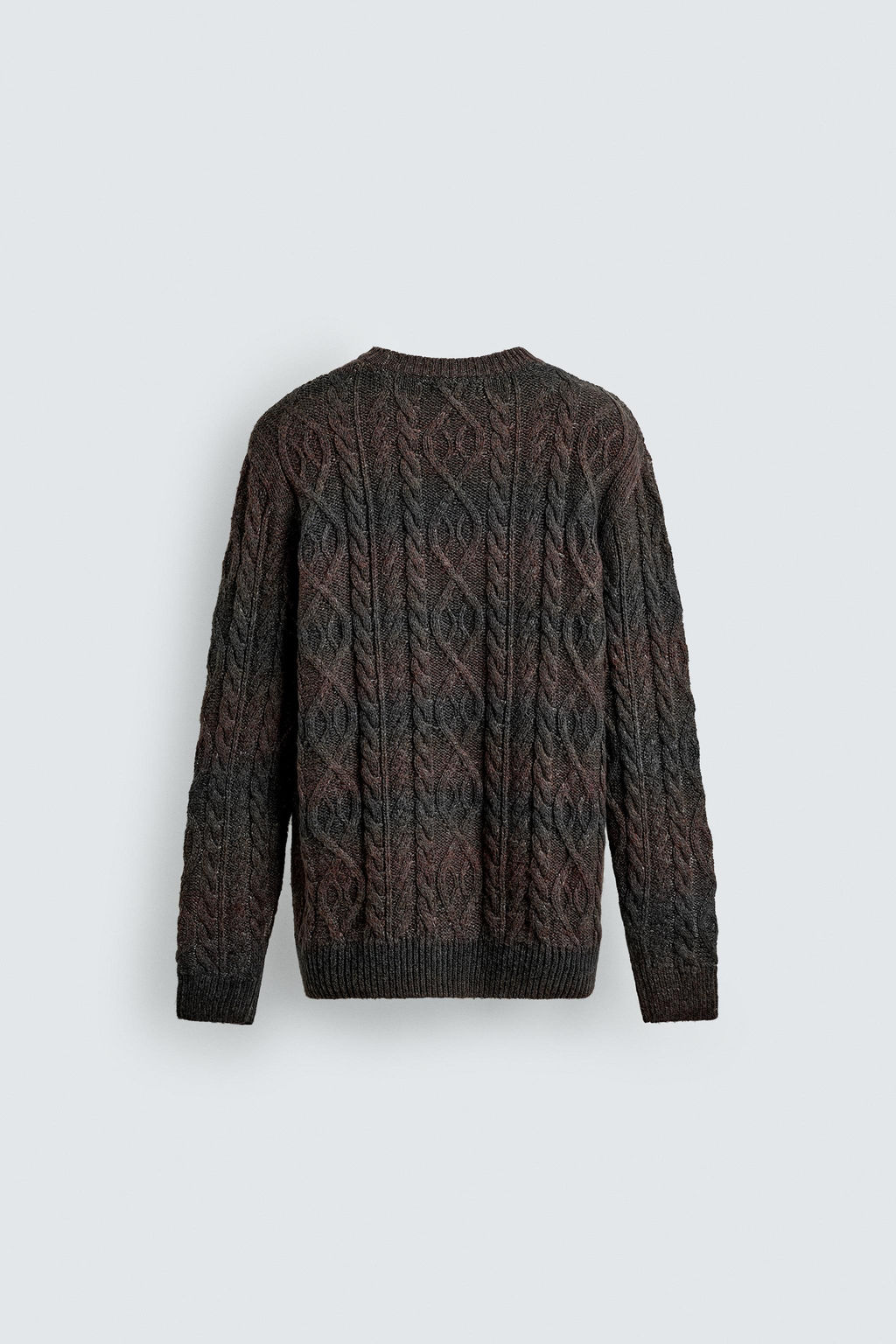 TEXTURED CABLE-KNIT JUMPER - Zara фото 9