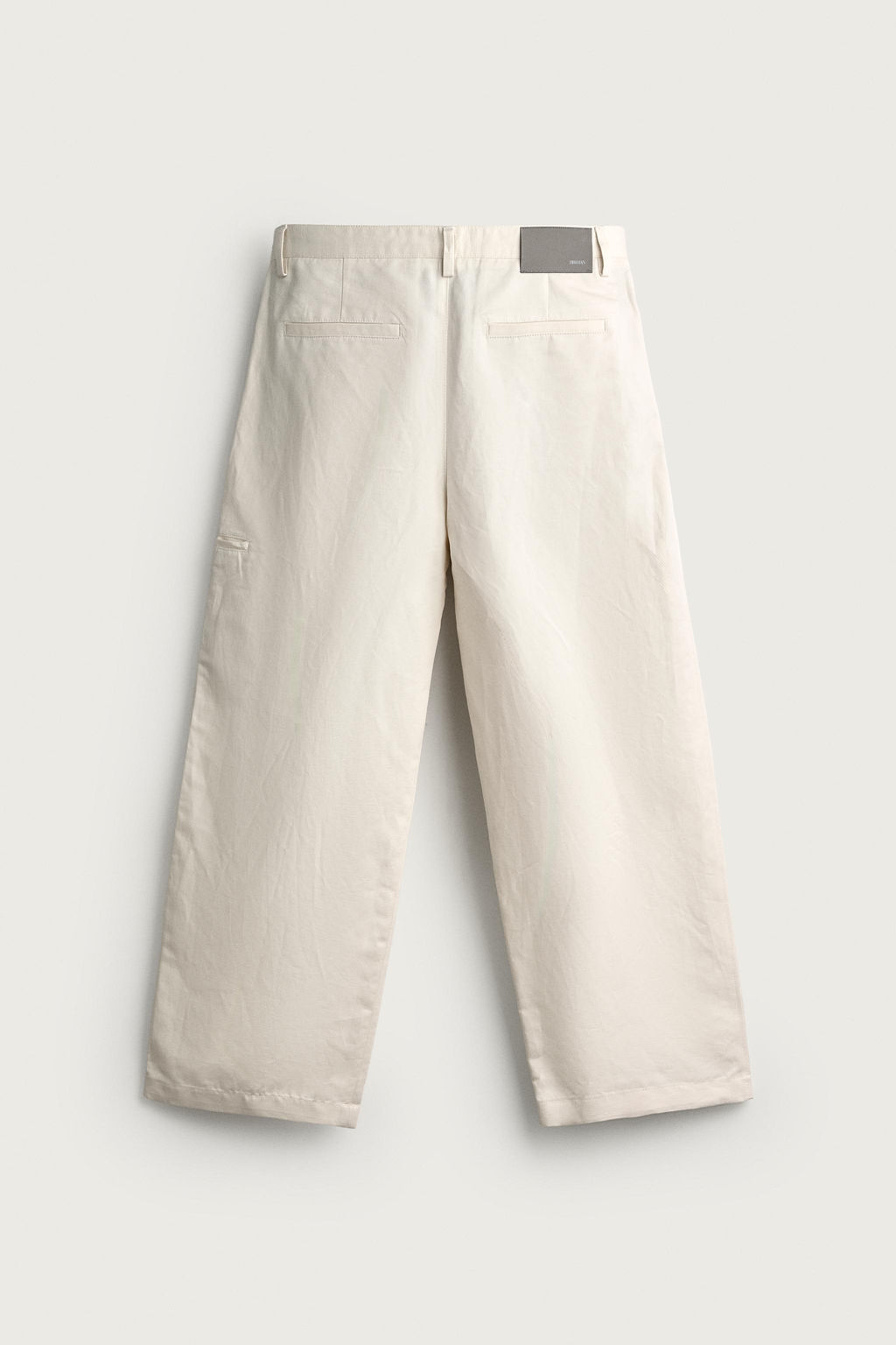 PANTAL?N RELAXED FIT PLIEGUES / Crudo - Zara фото 6