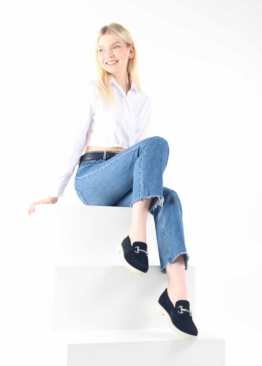 Лоферы туфли 172.1841be. черная замша