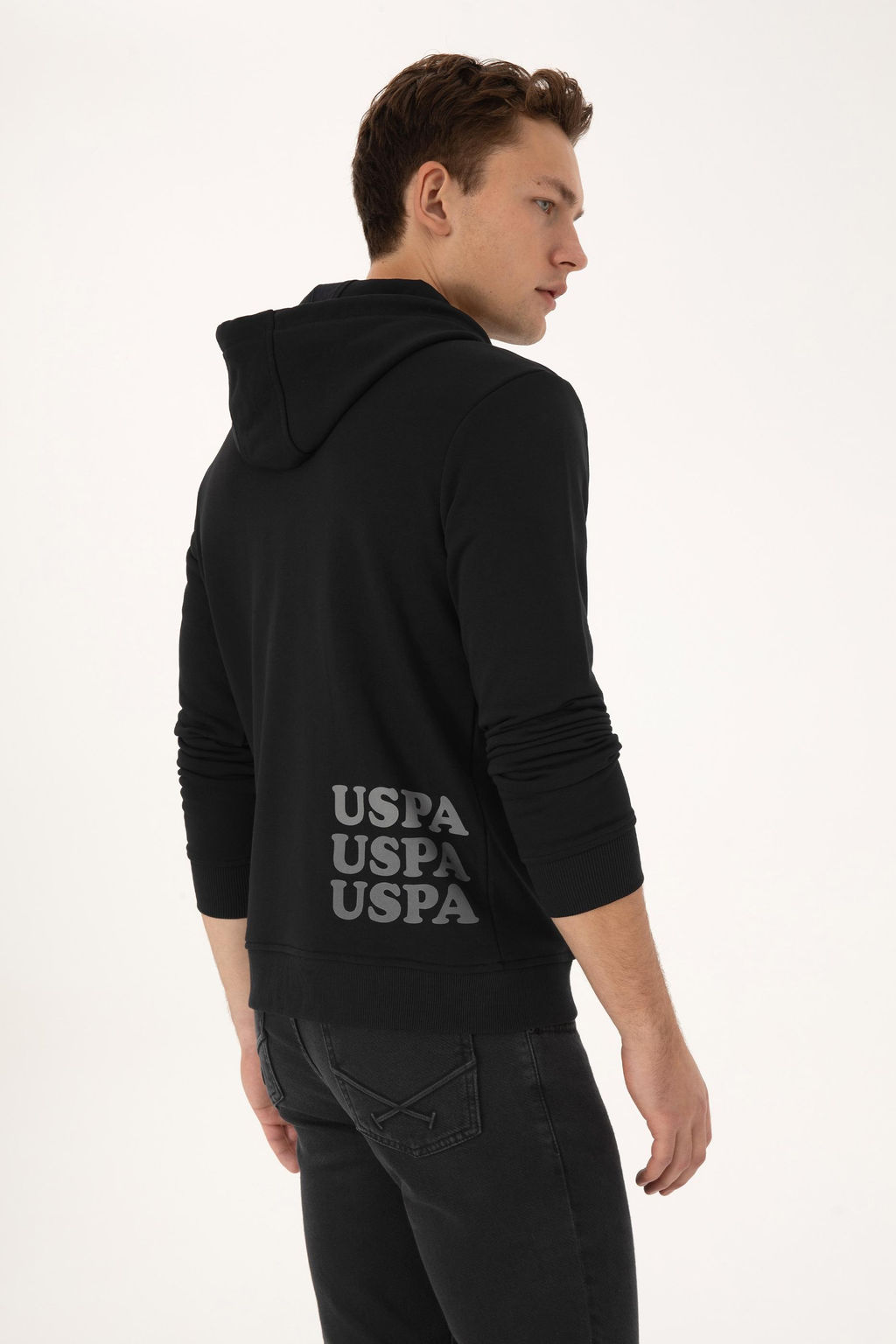 Erkek Siyah Sweatshirt - U.s. polo assn фото 3