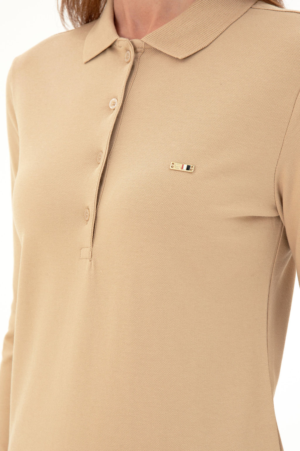 Свитшот женский U.S. Polo Assn песочный  фото 14