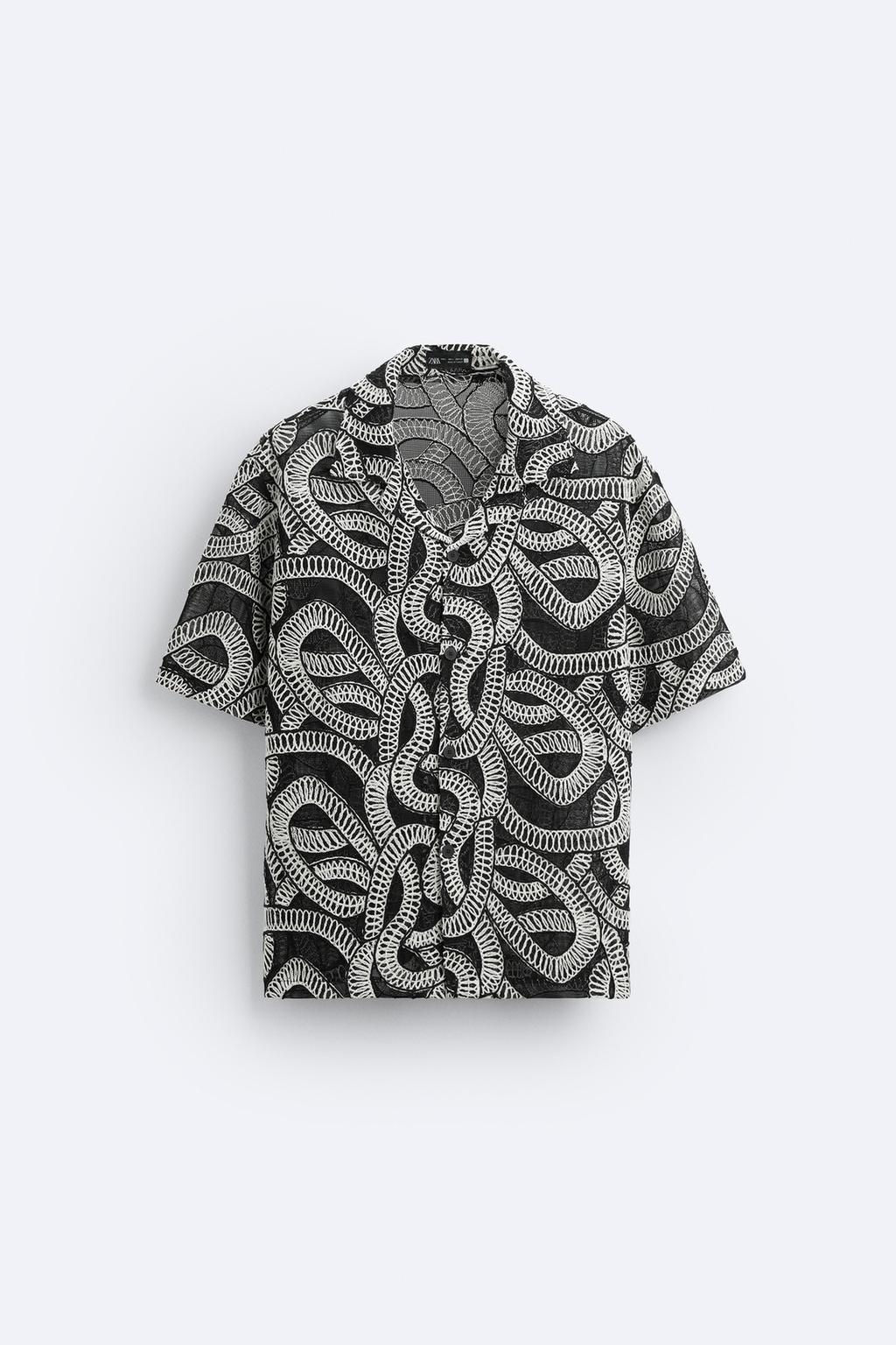 KONTRAST JACQUARD GOMLEK - Zara фото 6
