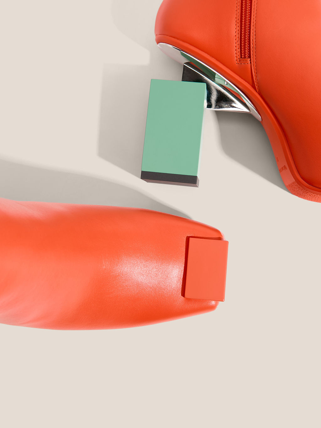 Ботильоны UNITED NUDE Cubist Bootie Артикул 4636704, светло-оранжевый