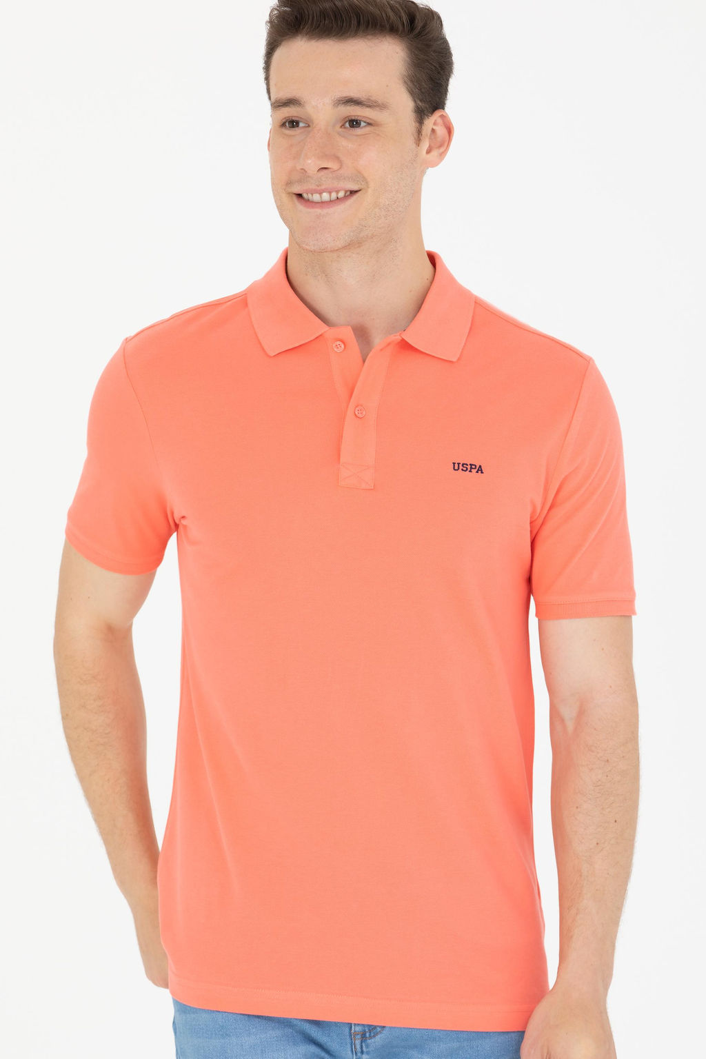 Erkek Somon Basic Polo Yaka Ti__rt