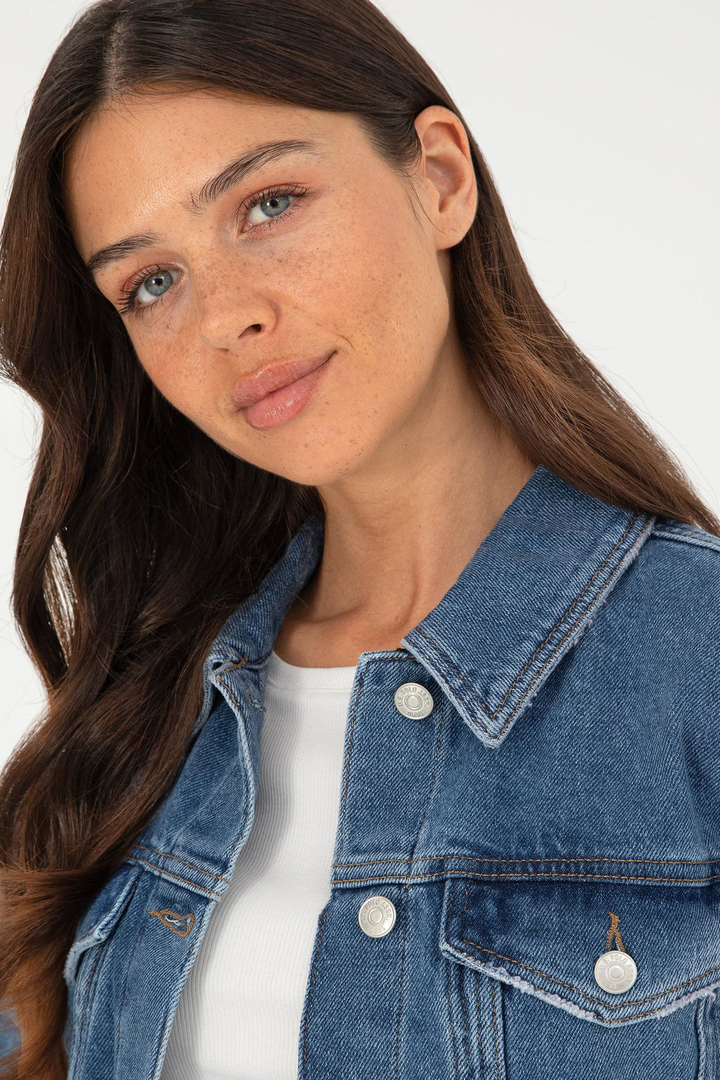 Женская синяя джинсовая рубашка Неожиданная скидка в корзине - U.s. polo assn фото 2