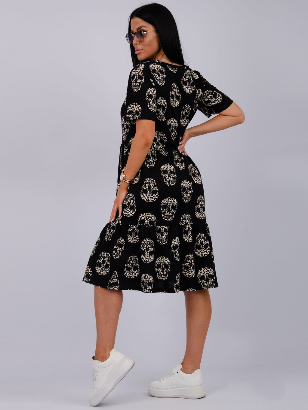 Платье "Касадея" черепа, трикотаж