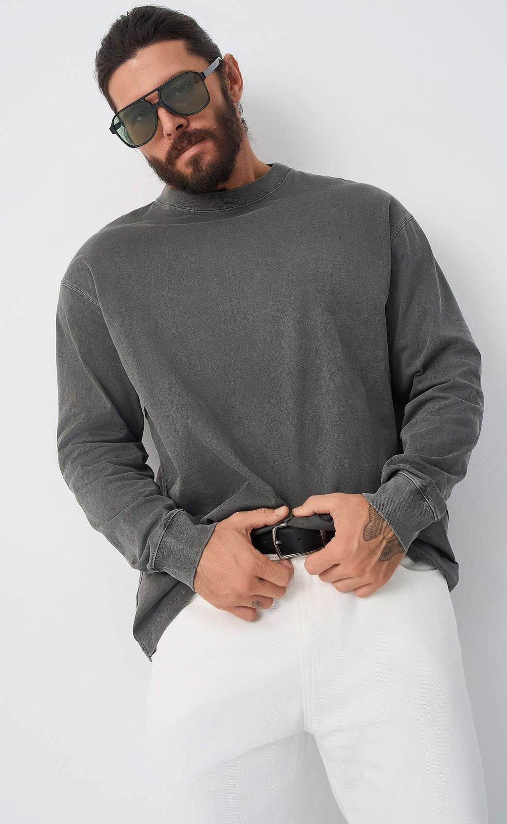 Лонгслив P511-01002 d.grey