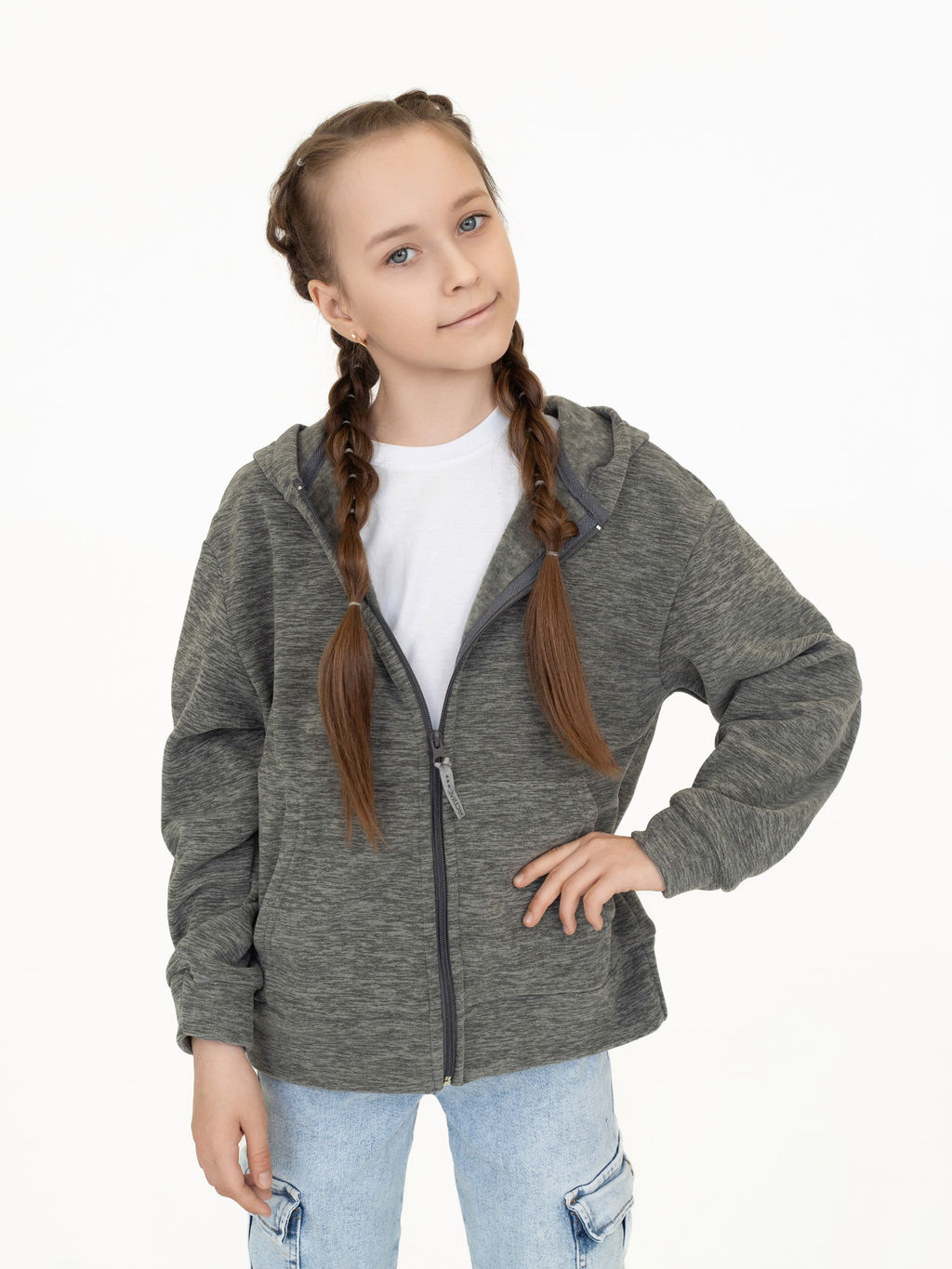 Кофта детская флисовая на замке