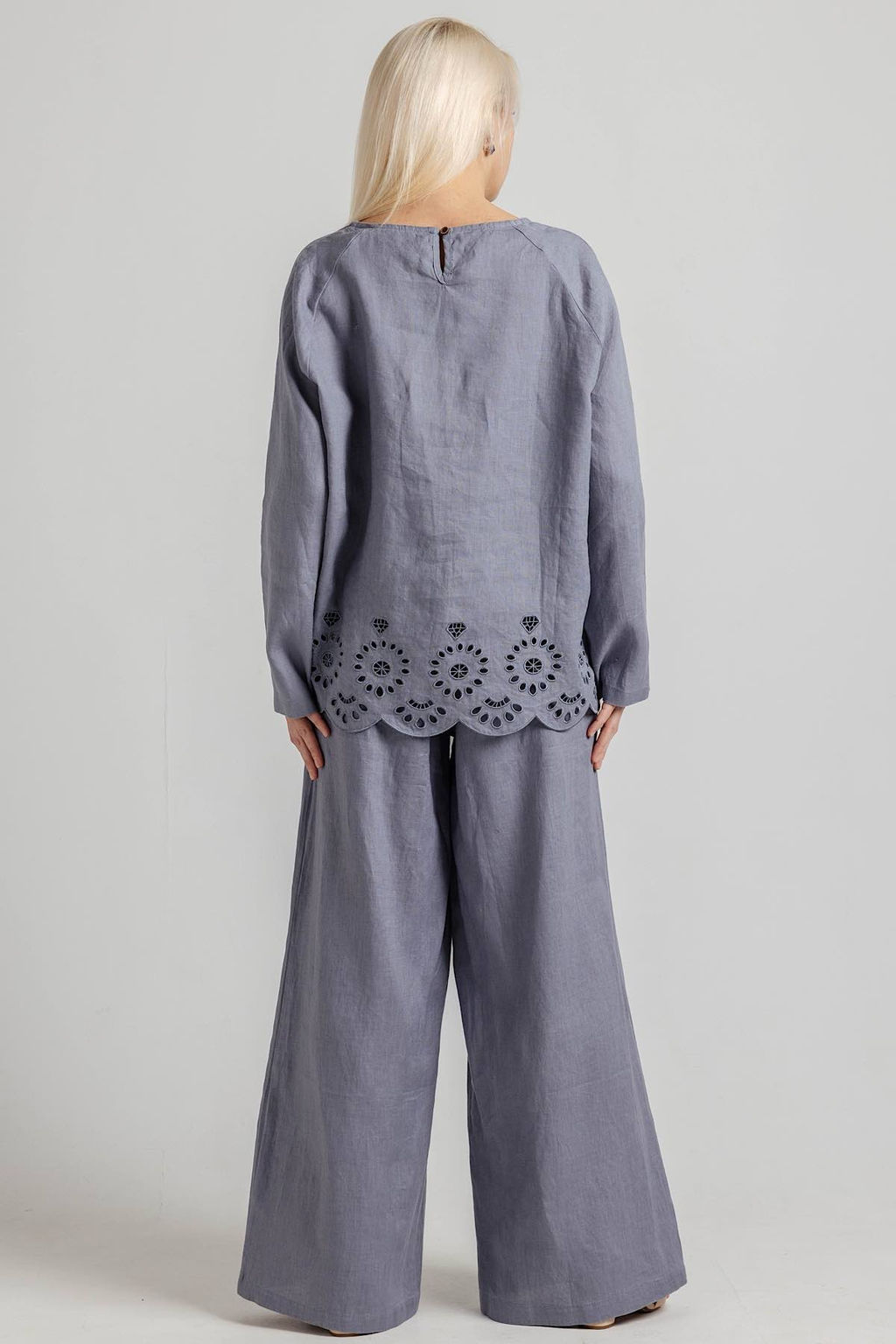 Брюки женские Б360809/02/Джинсовый