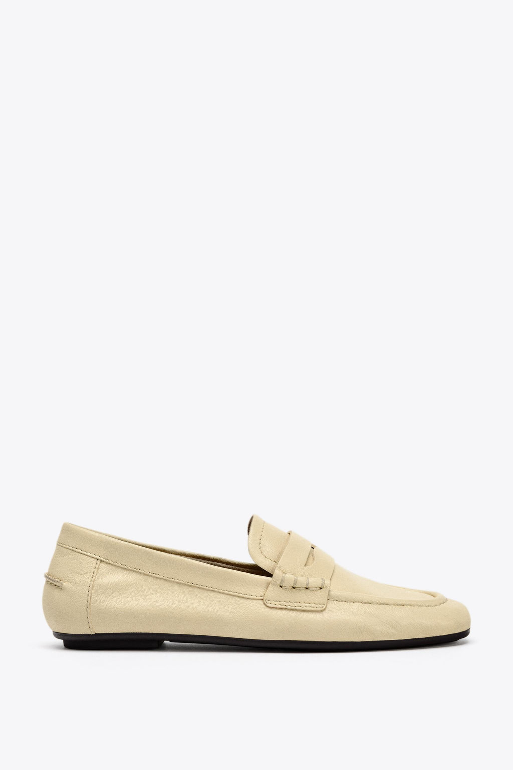 LEATHER PENNY LOAFERS
