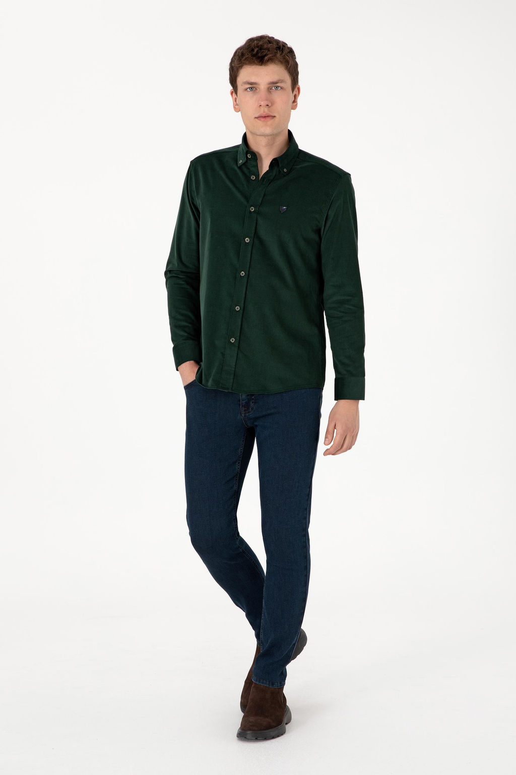 Erkek Koyu Ye_il Uzun Kollu G_mlek Sepette S_rpriz _ndirim - U.s. polo assn фото 4