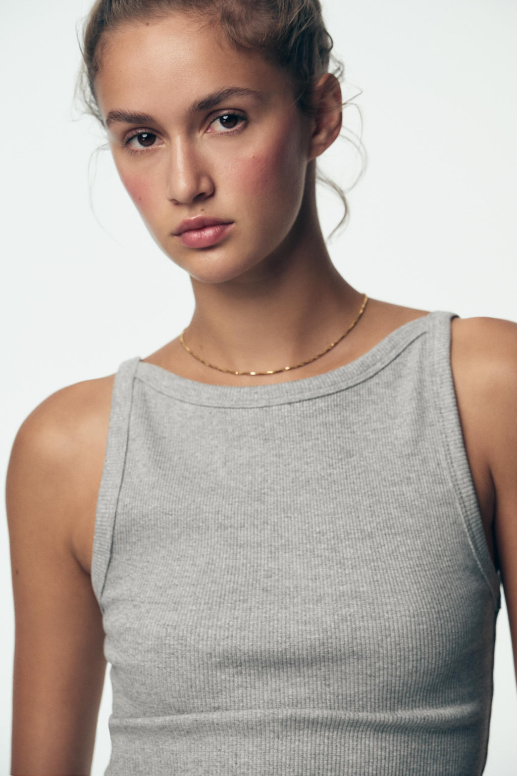 RIBBED HALTER TOP - Zara фото 12