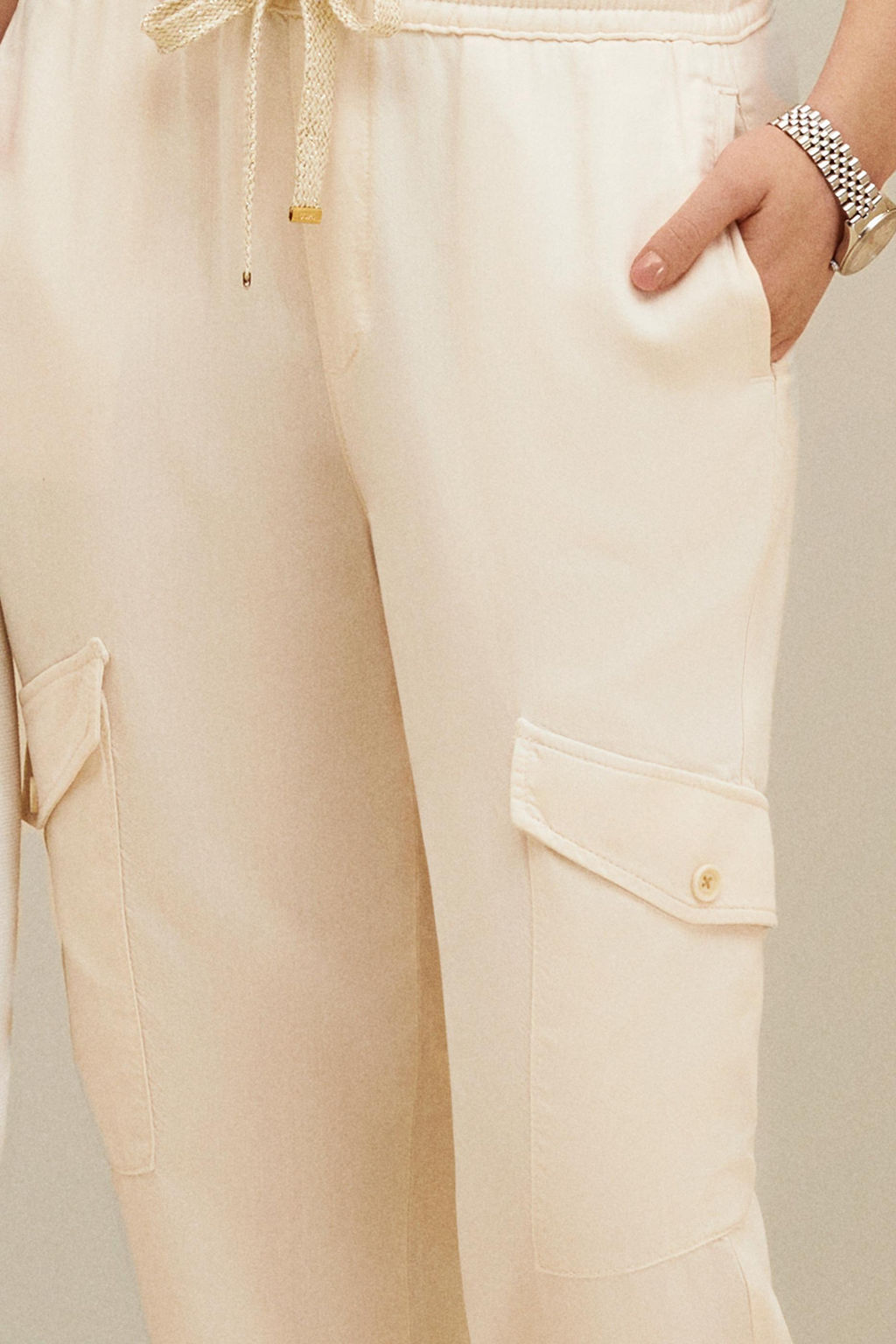 Женские спортивные брюки кремового цвета - U.s. polo assn фото 3