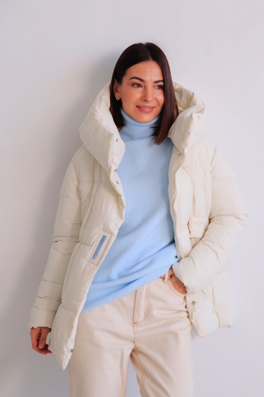 Martichelli Куртка зимняя айвори  фото 7