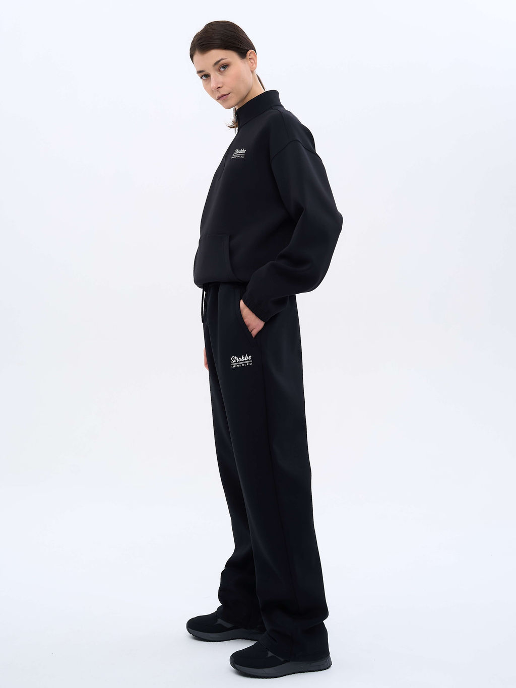 T3405-3 Брюки спортивные женские прямые - Strobbs фото 6