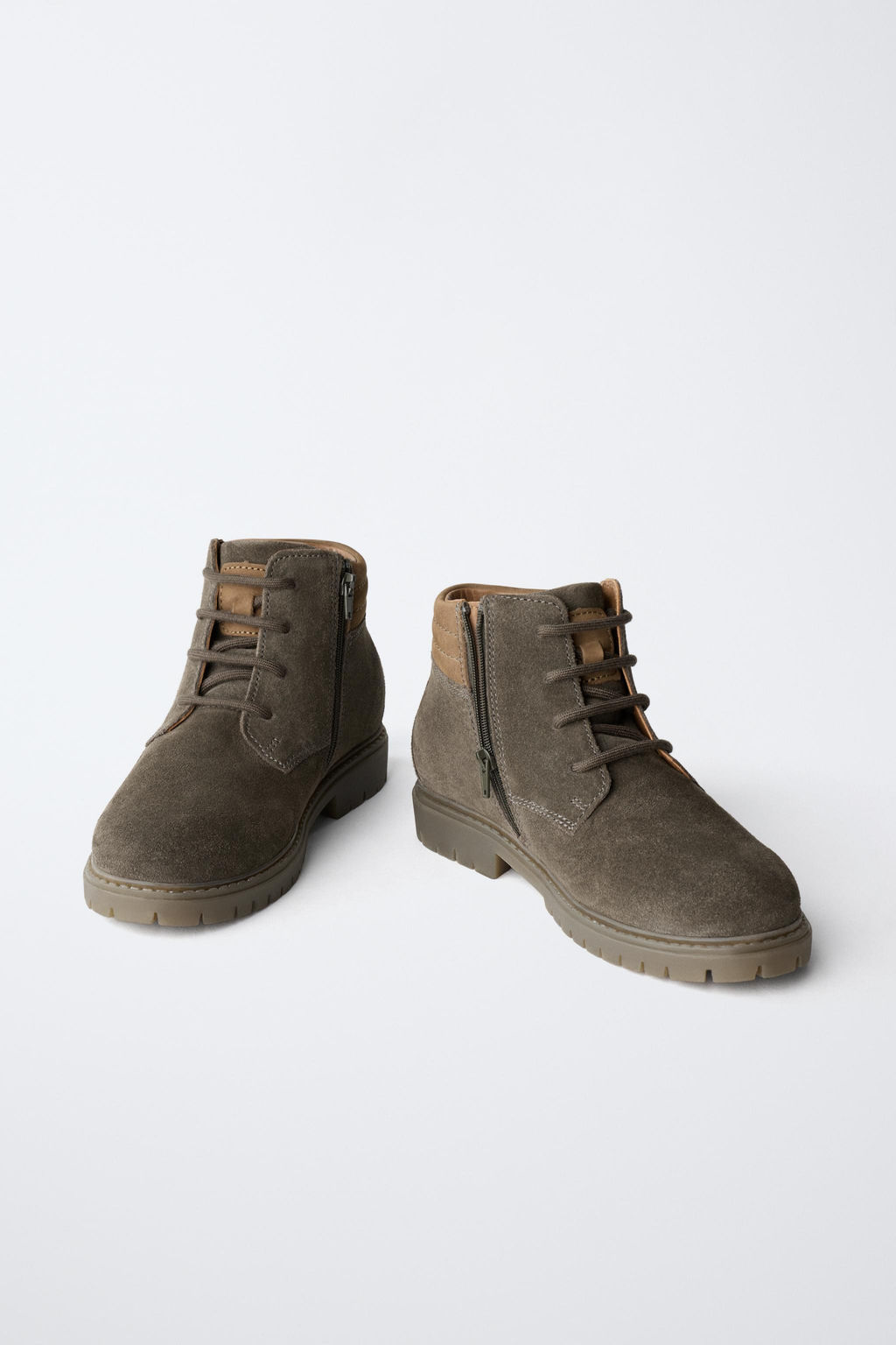 LEATHER ANKLE BOOTS - Zara фото 3