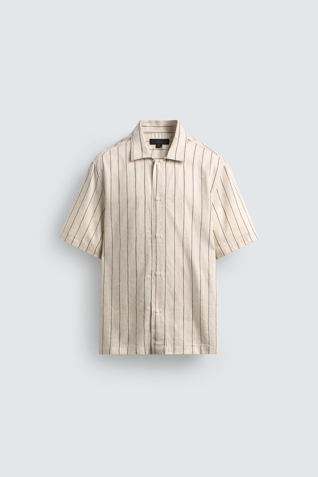 CAMISA FLUIDA RAYAS / Crudo - Zara фото 8