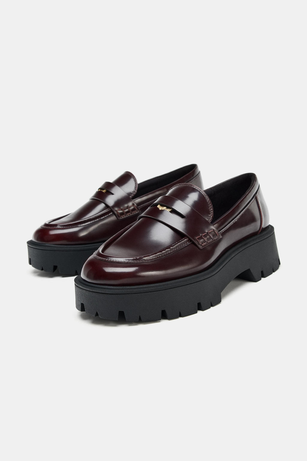 PENNY PLATFORM LOAFERS - Zara фото 3