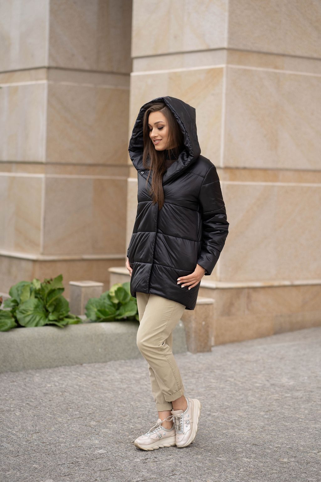 Куртка женская демисезонная 22260 (черный) - Kankan фото 2