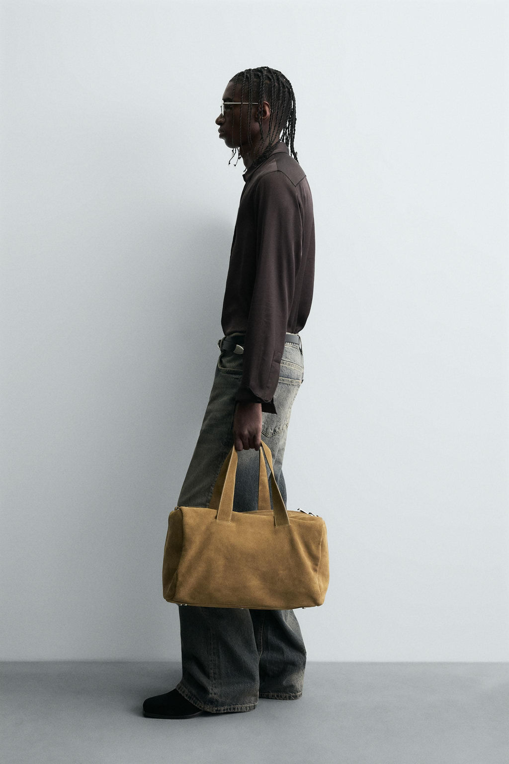 SATIN SHIRT WITH CONTRAST TRIMS - Zara фото 4