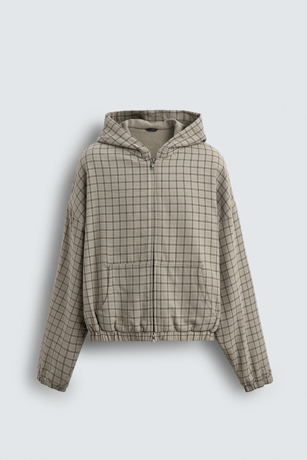 CHECK BOXY FIT JACKET - Zara фото 8