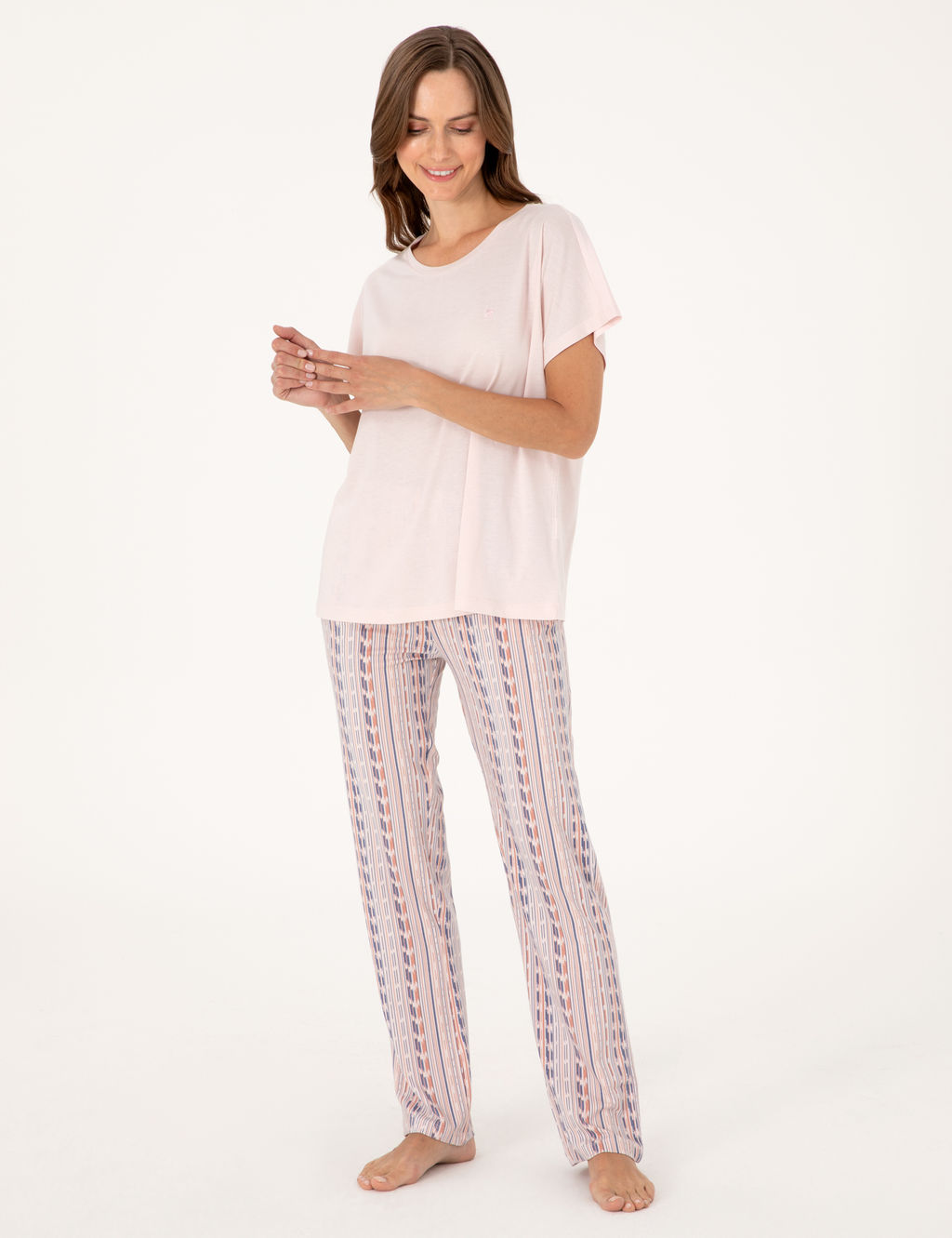 Pudra K_sakollu Pijama Tak_m_
