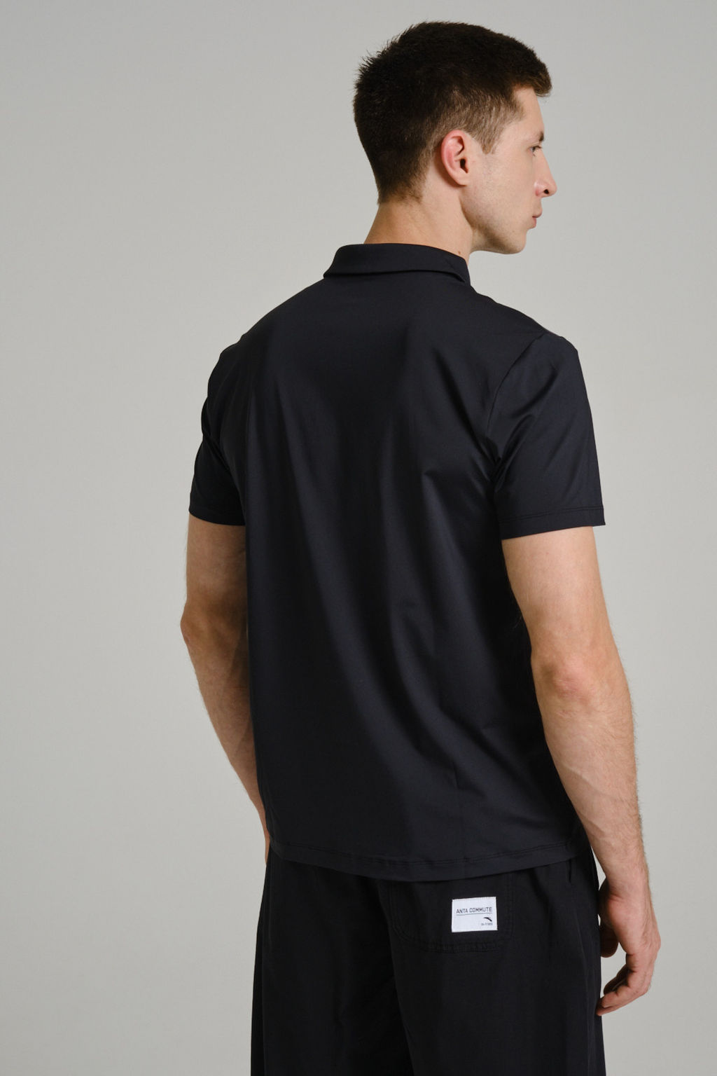 Поло Черный TRN ESSENTIAL SS Polo - Anta фото 4