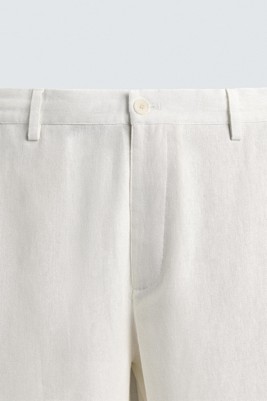 PANTAL?N RELAXED FIT VISCOSA - C??AMO / Blanco roto - Zara фото 8