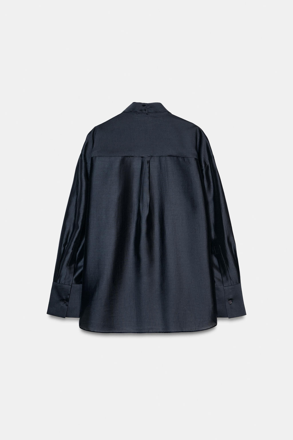 SHIRT WITH POCKETS AND TIE ZW COLLECTION - Zara фото 11