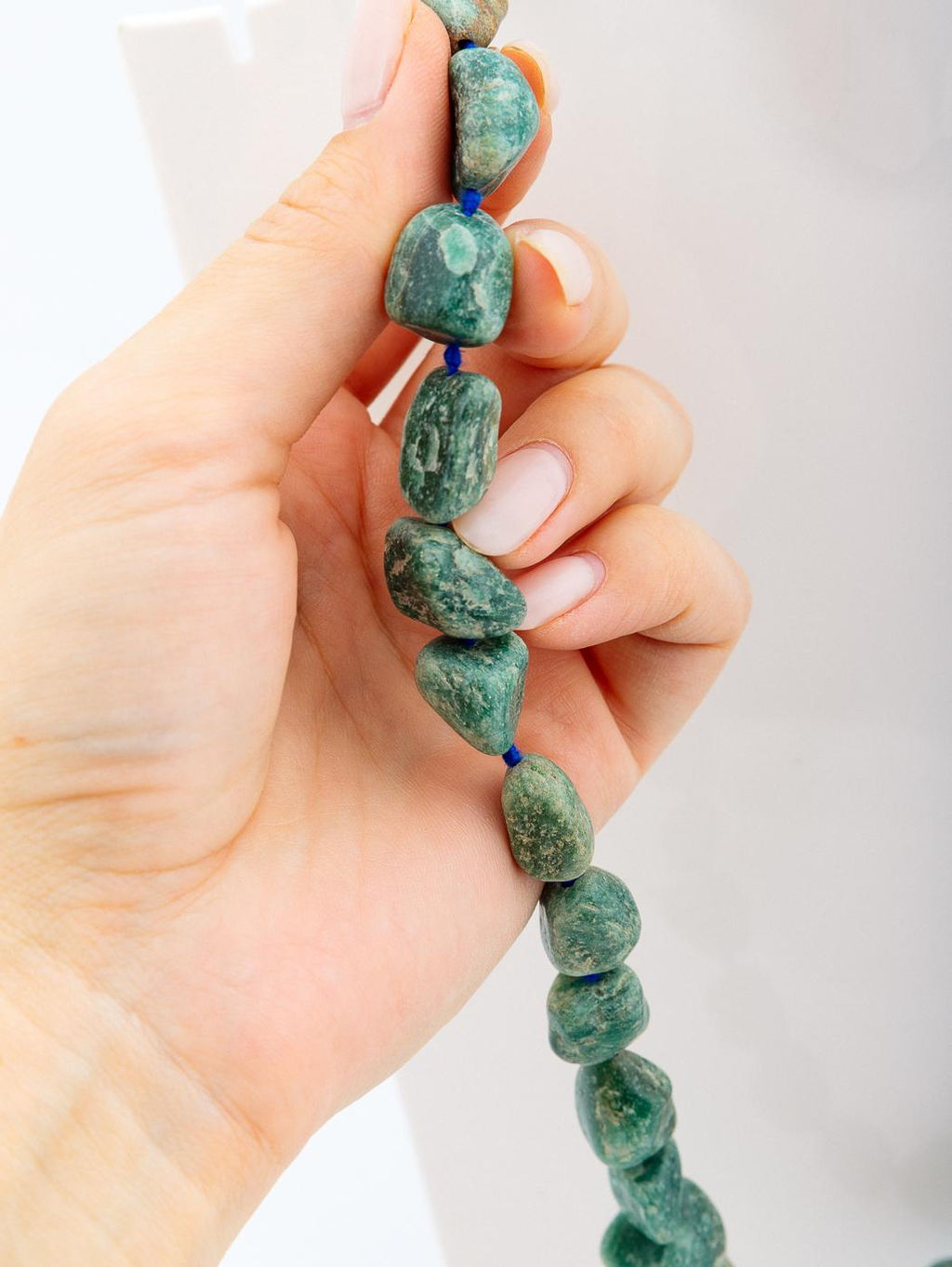 Украшение Бусы камень (оникс) №0039 - Ганг фото 2