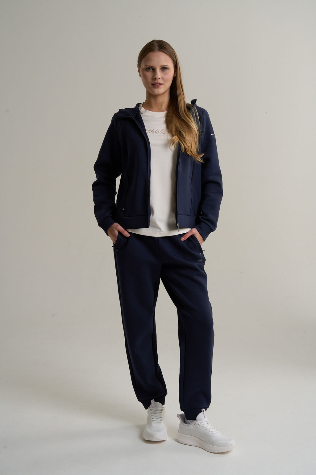 Брюки трикотажные Синий ANTA TRN Knit Track Pants