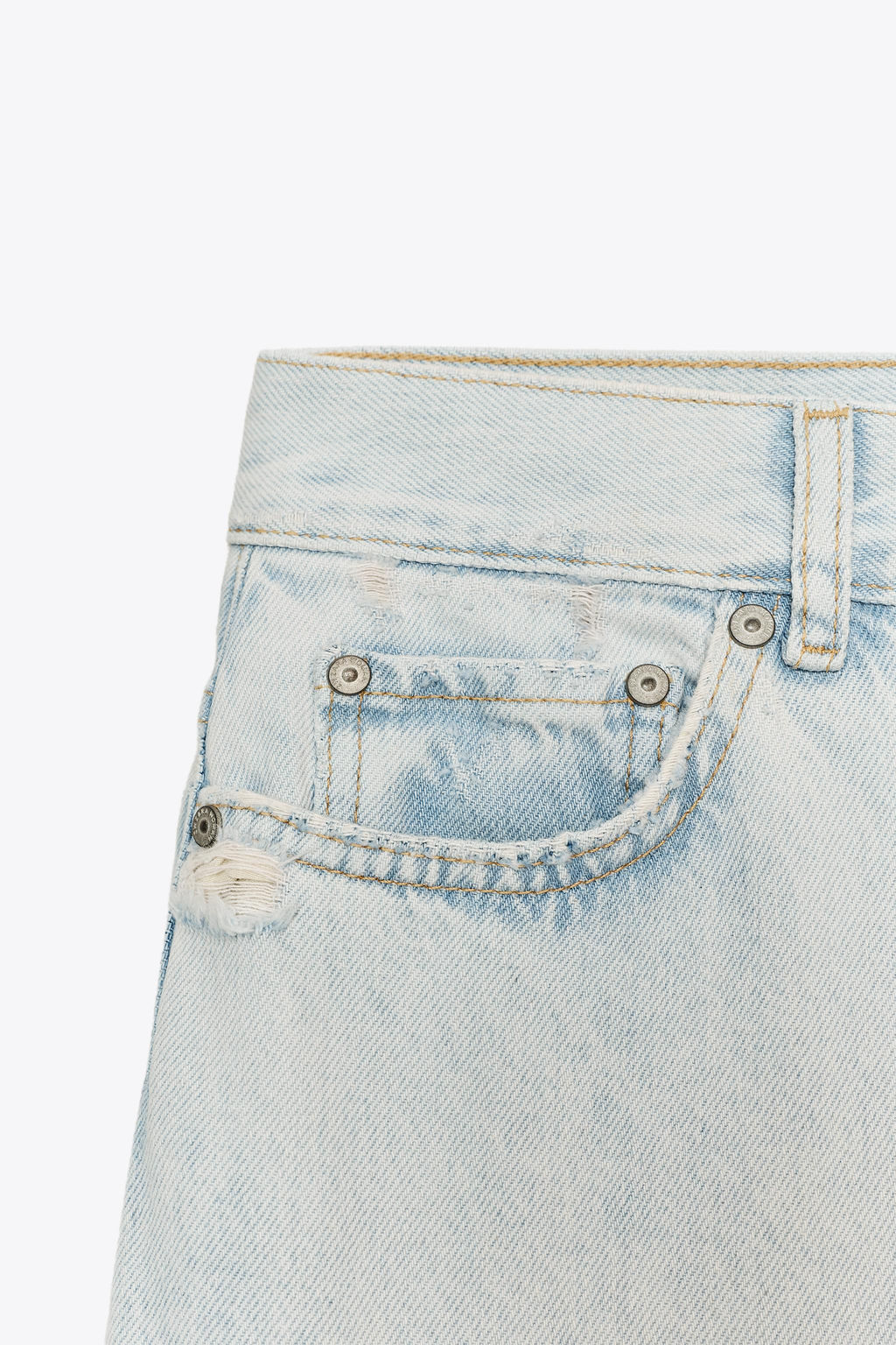 ZW COLLECTION HIGH-WAIST PALAZZO JEANS - Zara фото 14