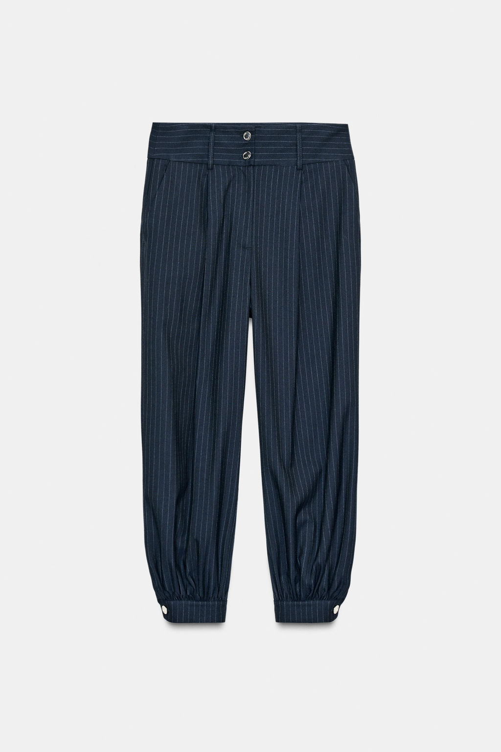 PINSTRIPED BALLOON TROUSERS - Zara фото 7