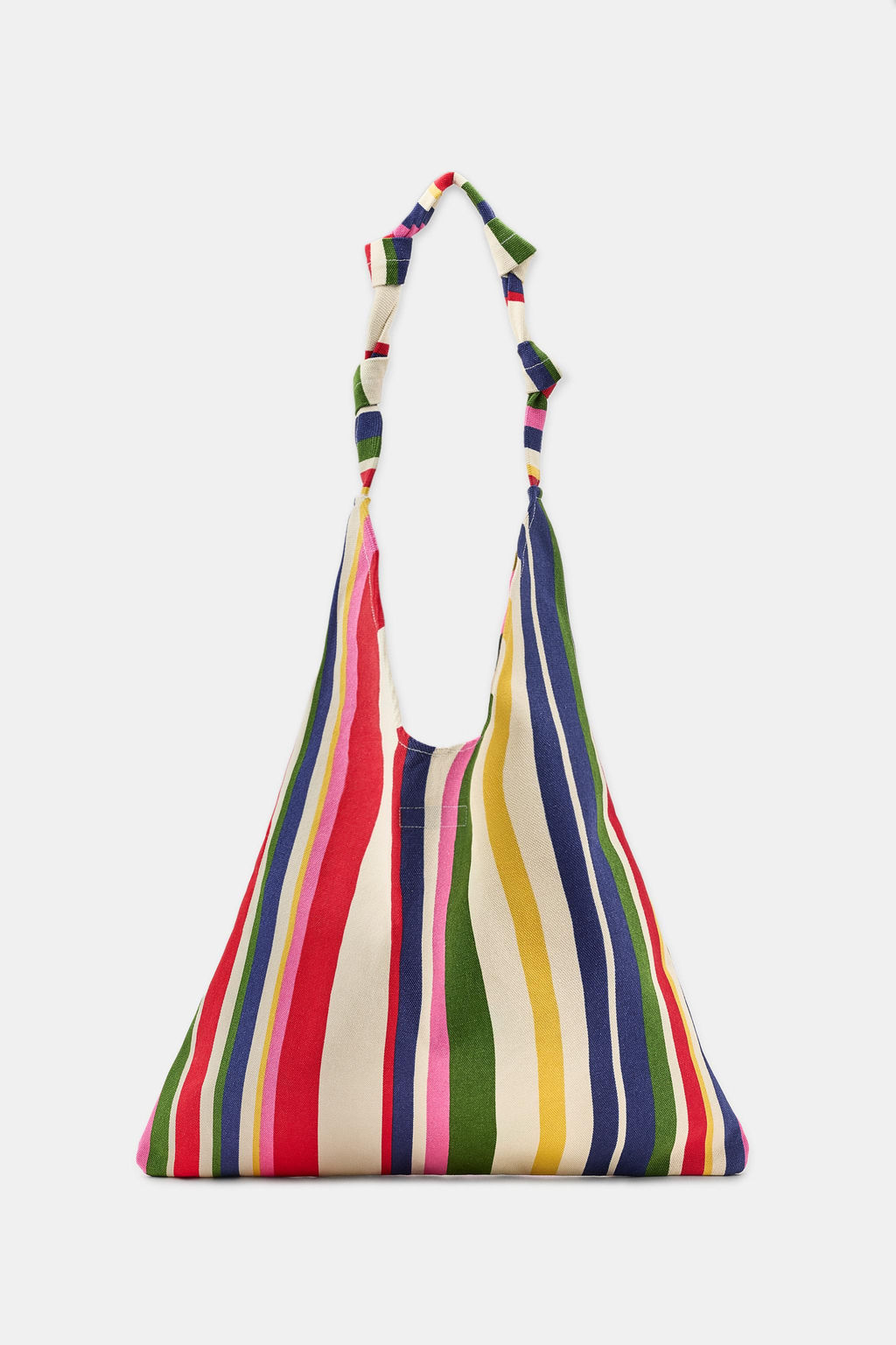 BOLSA CANVAS RAYAS / Multicolor - Zara фото 6