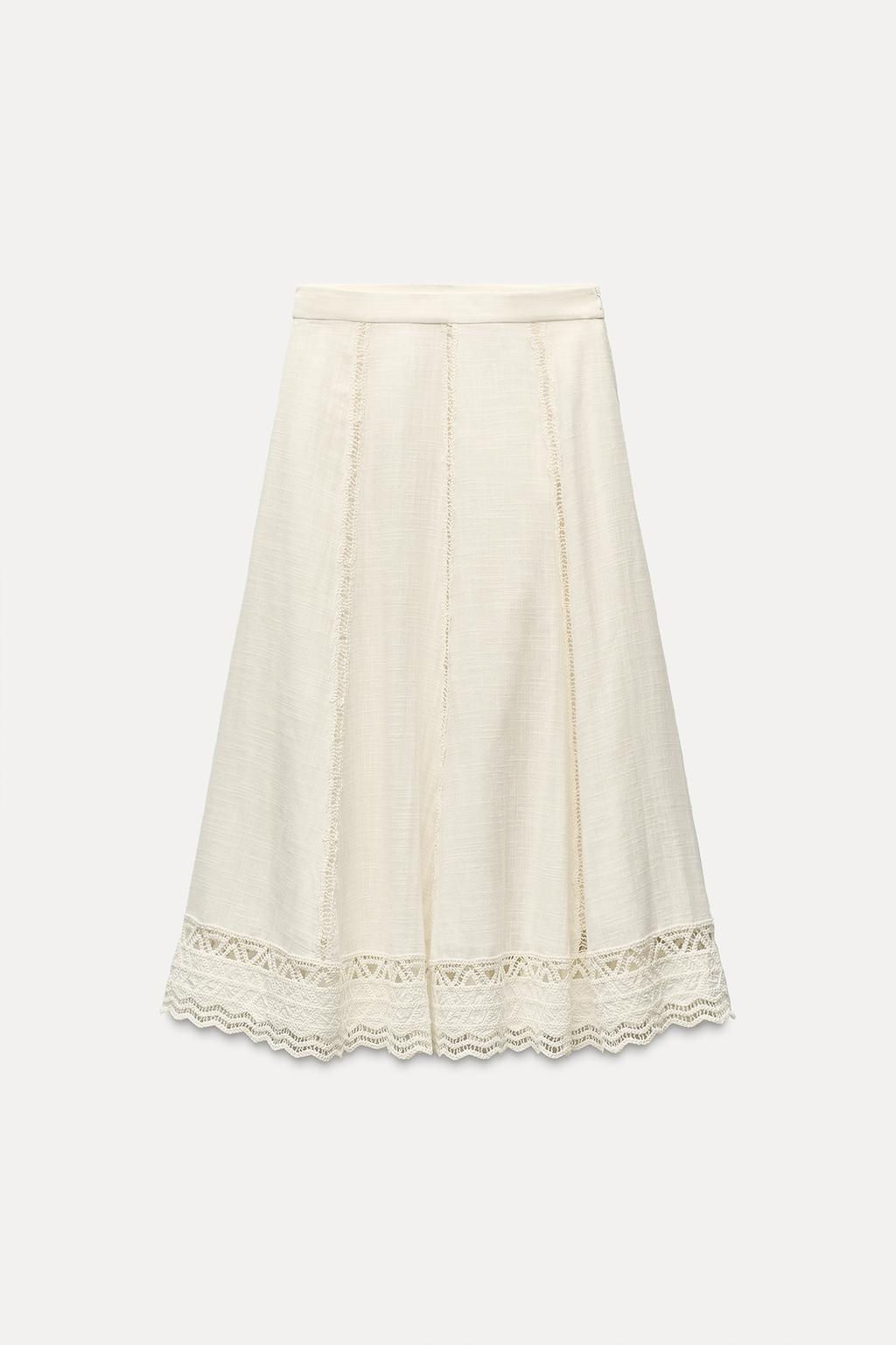 ZW COLLECTION CROCHET SKIRT - Zara фото 5
