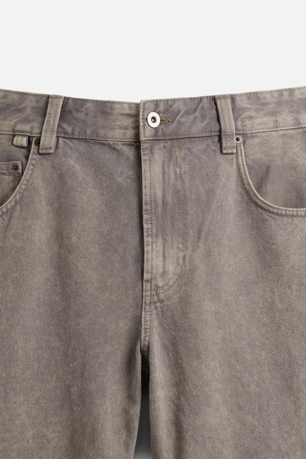 WASHED RELAXED FIT JEANS - Zara фото 9