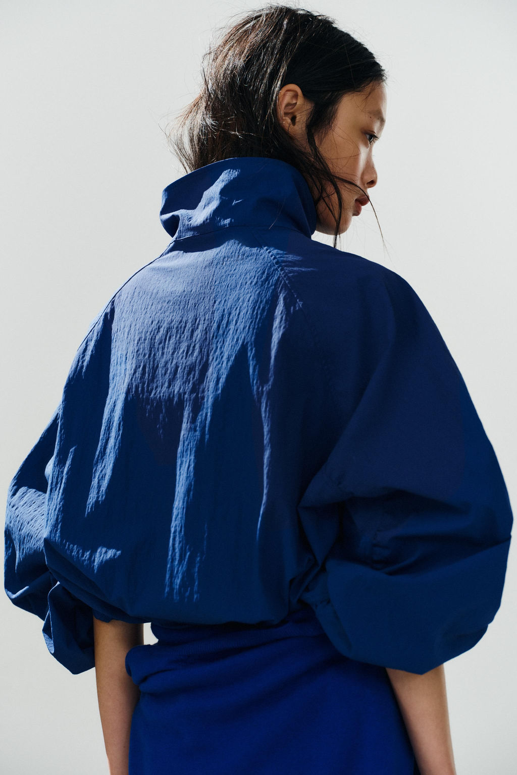 CHAQUETA NYLON BOTONES / Azul?n - Zara фото 3
