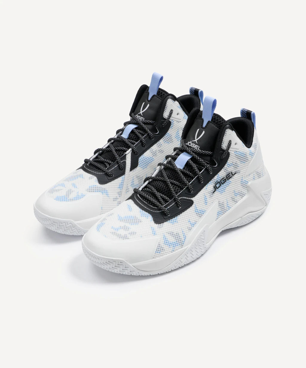 Кроссовки баскетбольные JOGEL Playmaker, белый/голубой/черный  фото 2